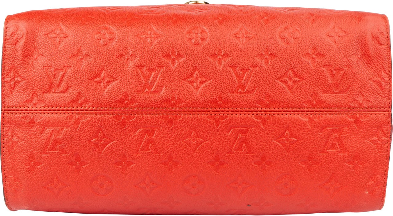 Louis Vuitton Louis Vuitton Red Leather Empreinte Monogram Lumineuse Handbag Rood