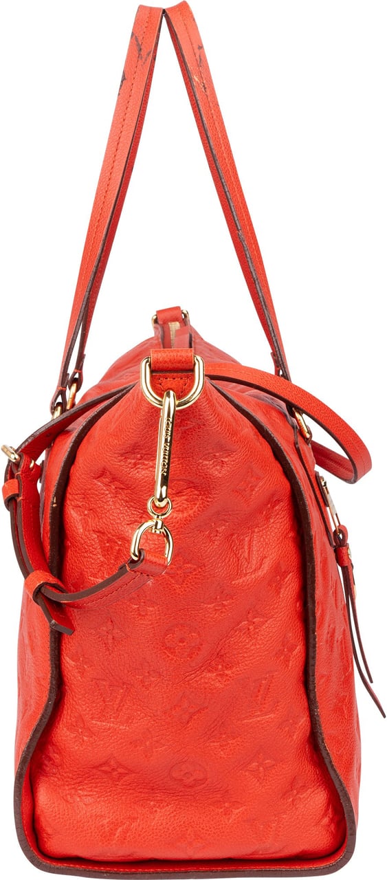Louis Vuitton Louis Vuitton Red Leather Empreinte Monogram Lumineuse Handbag Rood