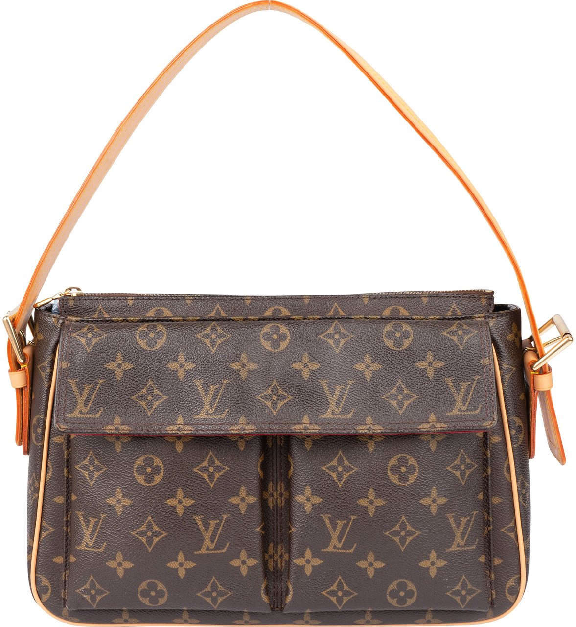 Louis Vuitton Louis Vuitton Canvas Monogram Multiple Cite Handbag Bruin