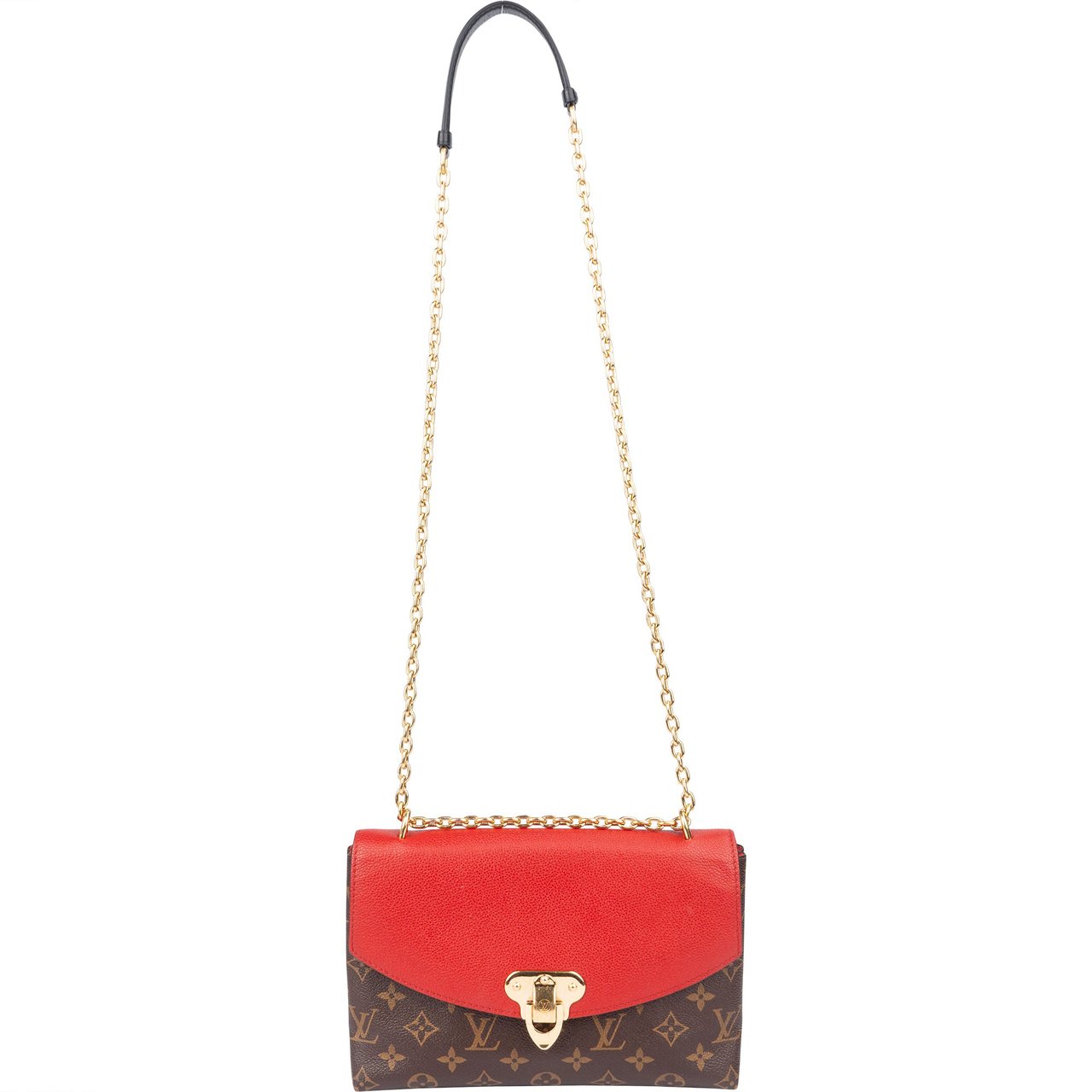 Louis Vuitton Canvas Monogram Saint Placide Crossbody Bag Bruin