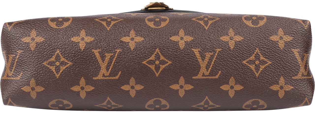 Louis Vuitton Canvas Monogram Saint Placide Crossbody Bag Bruin