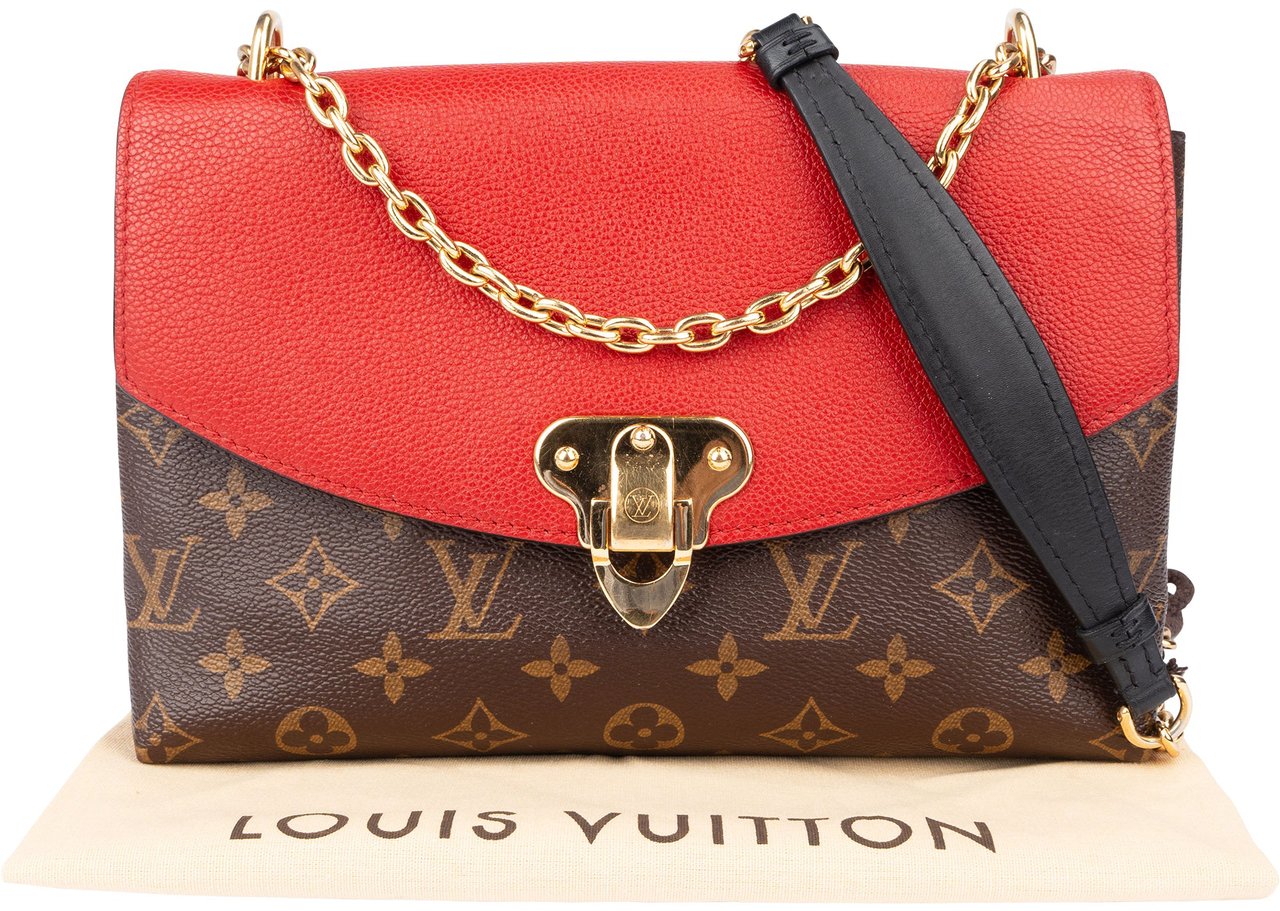 Louis Vuitton Canvas Monogram Saint Placide Crossbody Bag Bruin