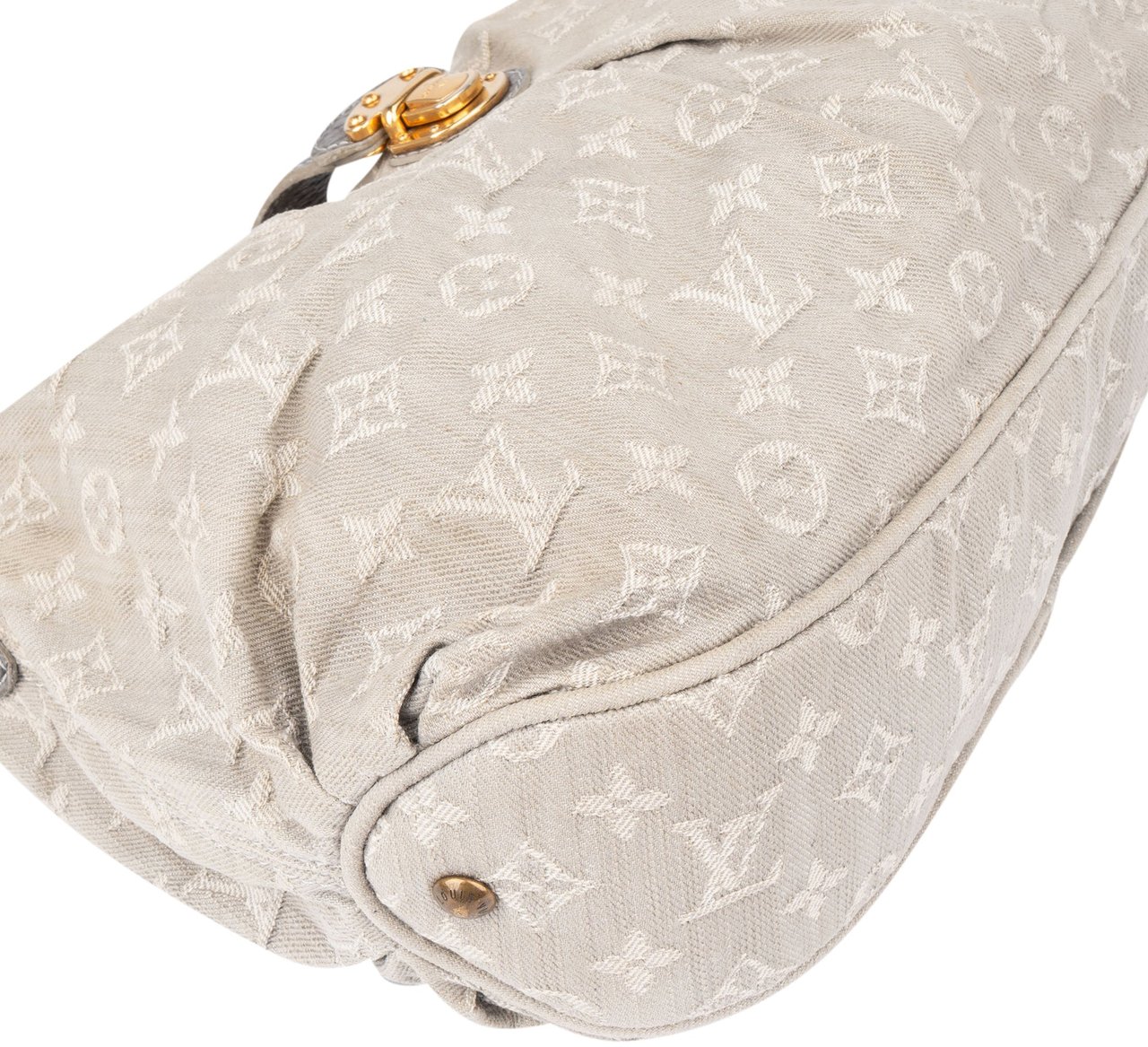 Louis Vuitton Louis Vuitton Denim Monogram Mahina Shoulder Bag Donkergrijs