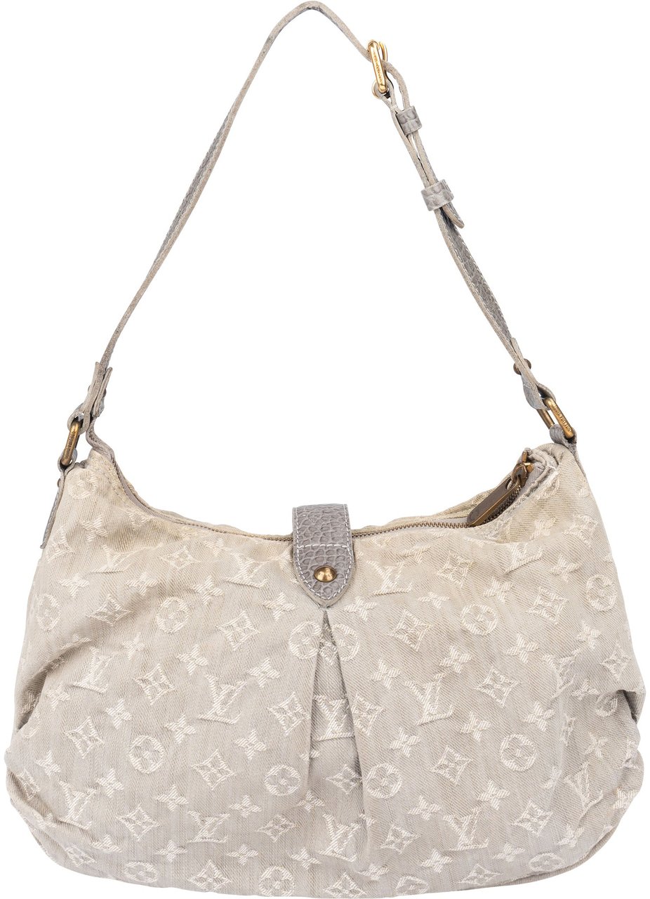 Louis Vuitton Louis Vuitton Denim Monogram Mahina Shoulder Bag Donkergrijs