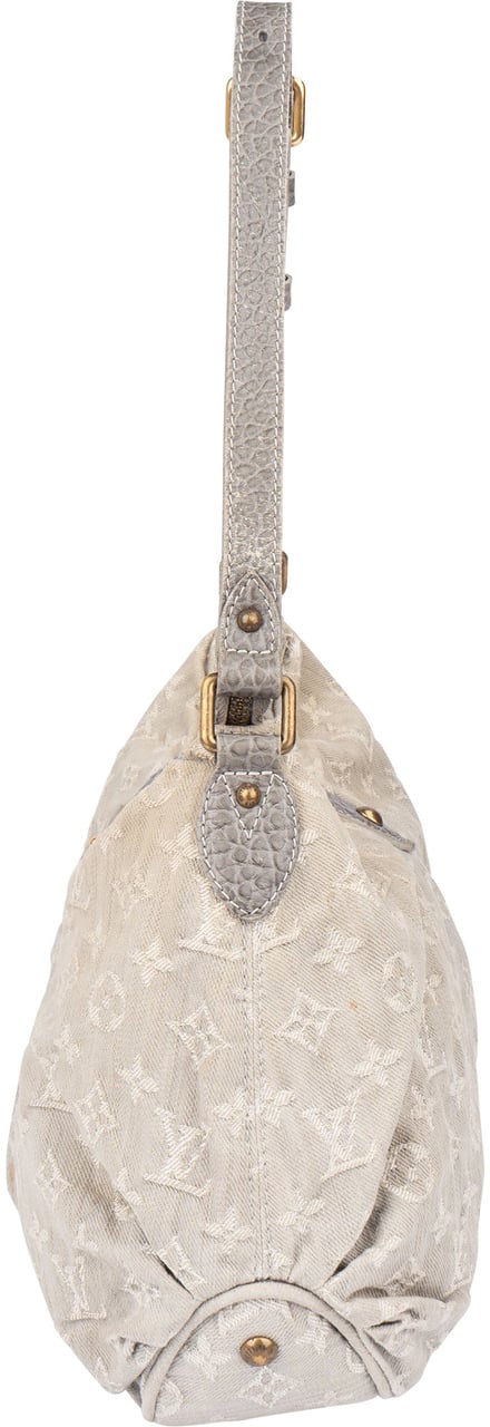 Louis Vuitton Louis Vuitton Denim Monogram Mahina Shoulder Bag Donkergrijs