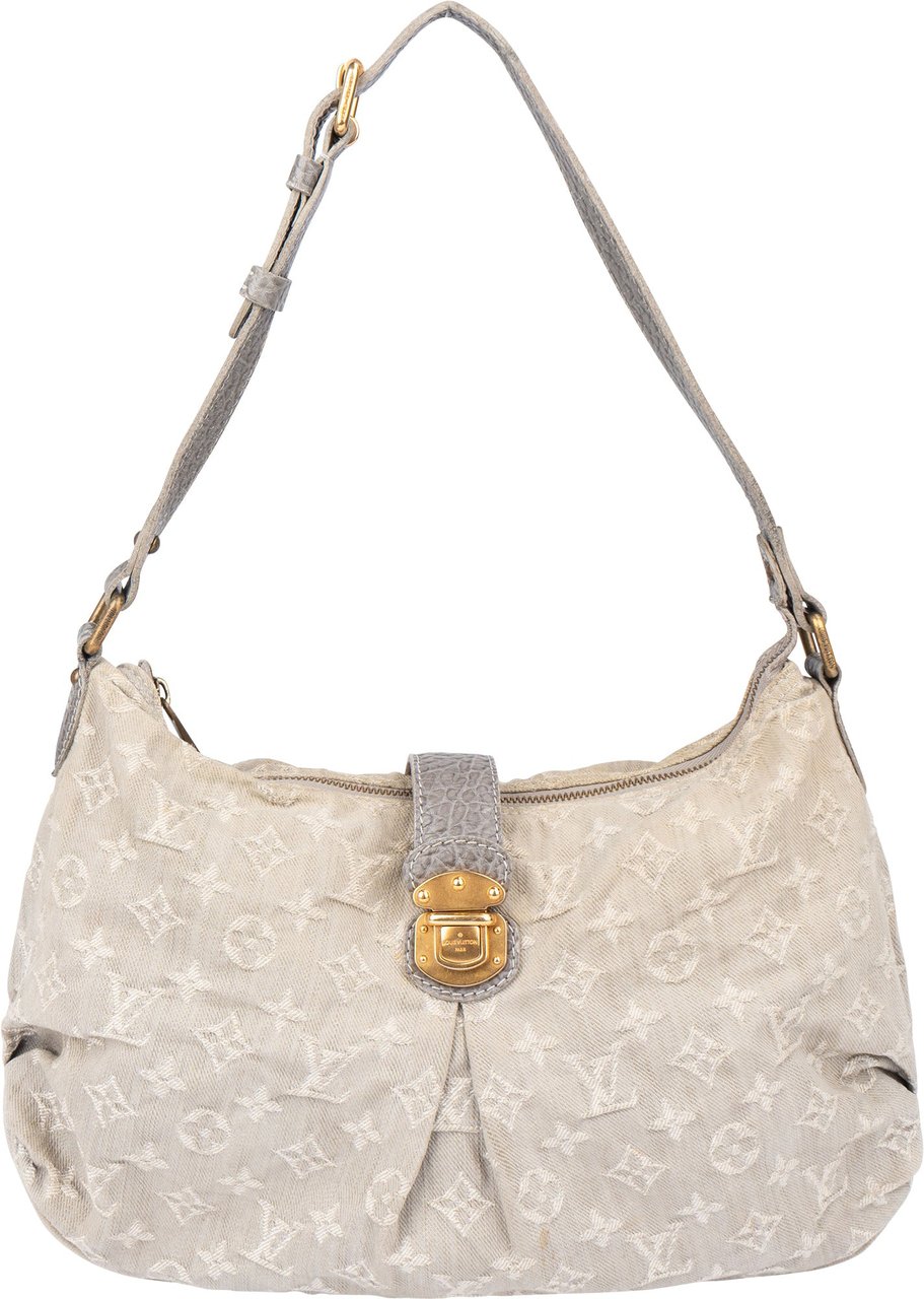 Louis Vuitton Louis Vuitton Denim Monogram Mahina Shoulder Bag Donkergrijs