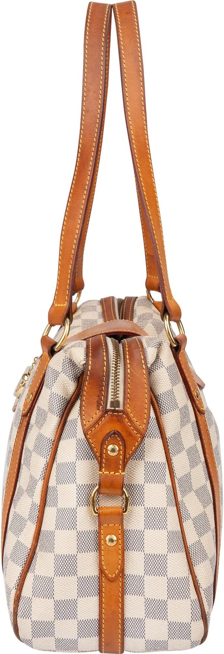 Louis Vuitton Louis Vuitton Damier Azur Monogram Stresa PM Shoulder Bag Wit