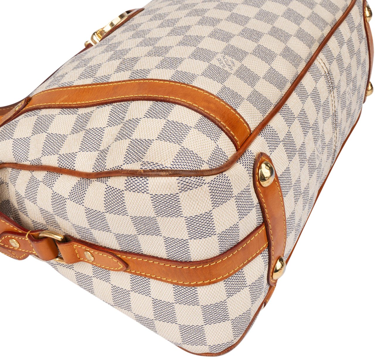 Louis Vuitton Louis Vuitton Damier Azur Monogram Stresa PM Shoulder Bag Wit