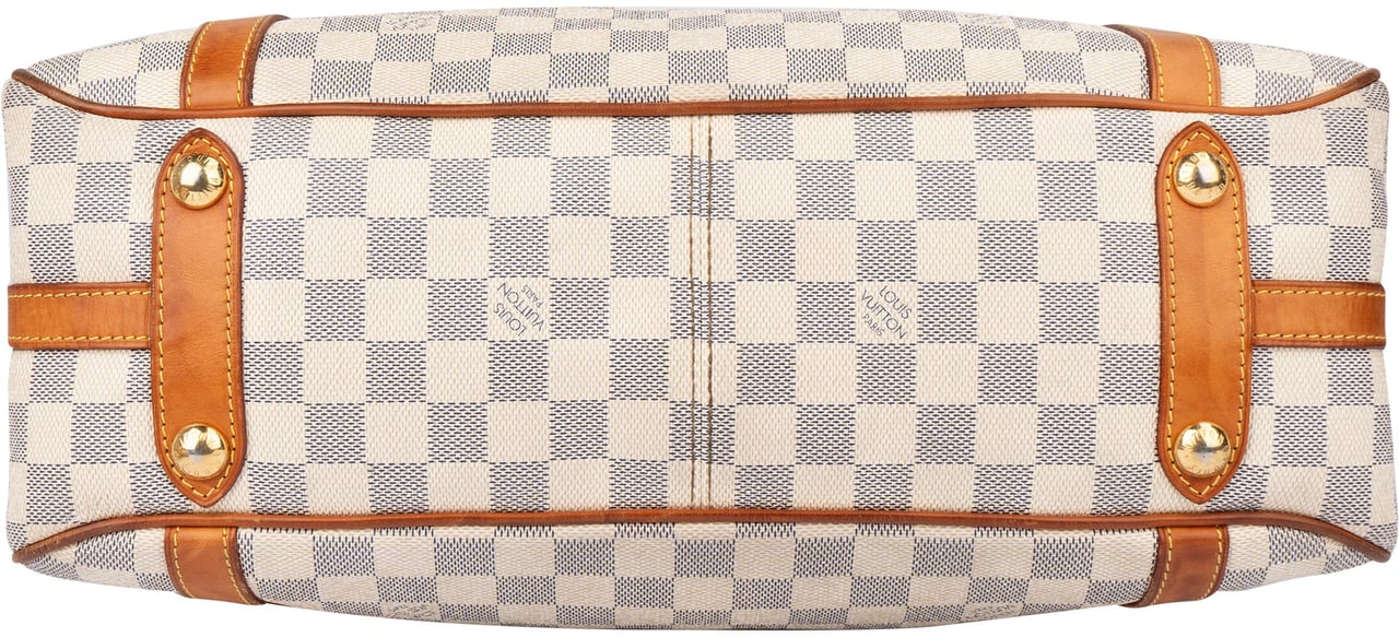 Louis Vuitton Louis Vuitton Damier Azur Monogram Stresa PM Shoulder Bag Wit