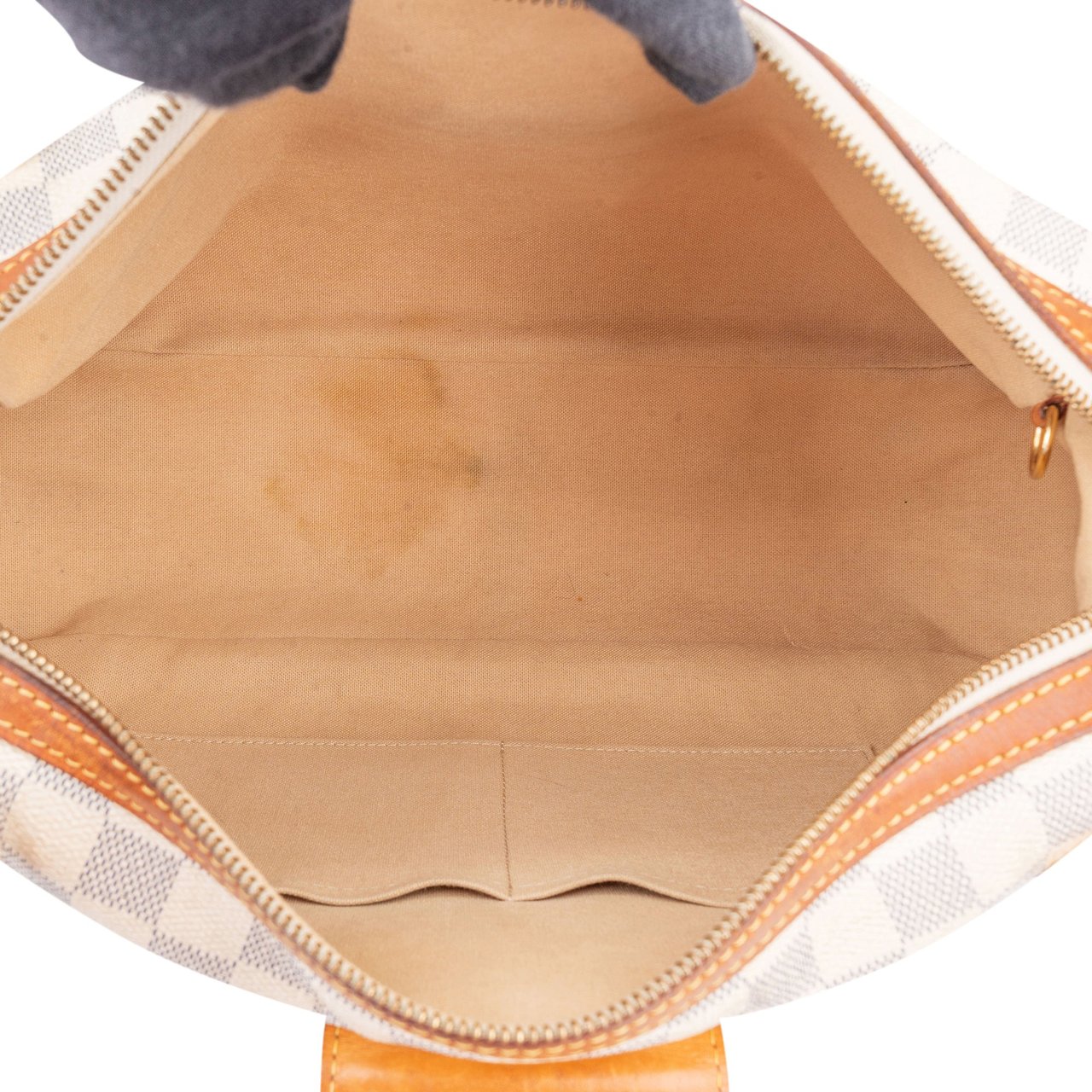 Louis Vuitton Louis Vuitton Damier Azur Monogram Stresa PM Shoulder Bag Wit