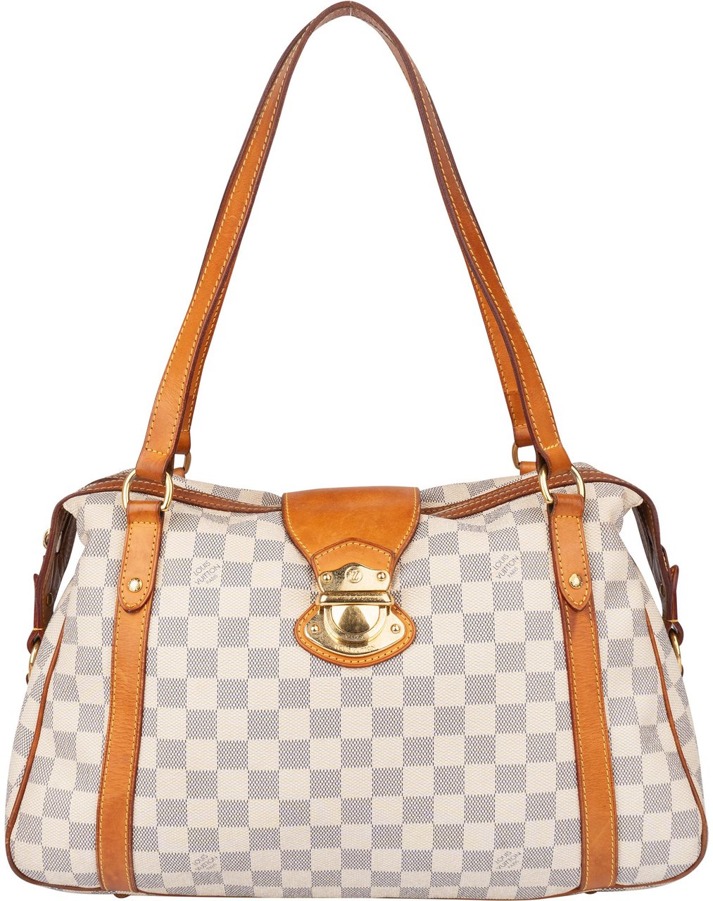 Louis Vuitton Louis Vuitton Damier Azur Monogram Stresa PM Shoulder Bag Wit