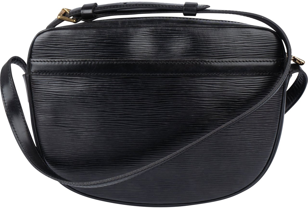 Louis Vuitton Louis Vuitton Noir Epi Leather Jeune Fille MM Crossbody Bag Zwart