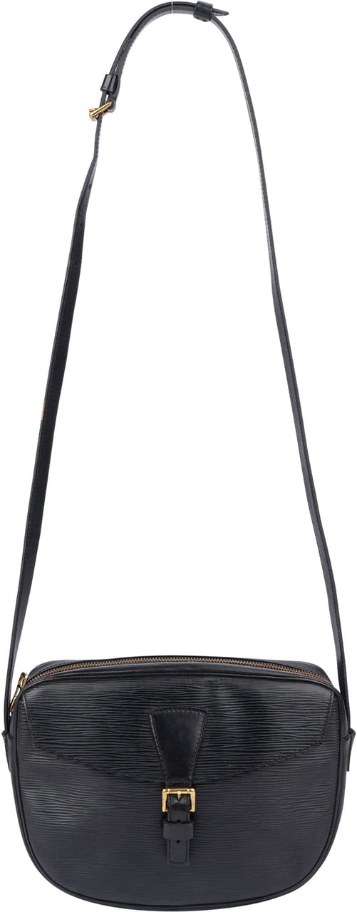 Louis Vuitton Louis Vuitton Noir Epi Leather Jeune Fille MM Crossbody Bag Zwart