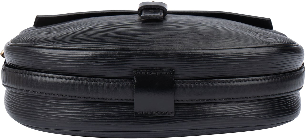 Louis Vuitton Louis Vuitton Noir Epi Leather Jeune Fille MM Crossbody Bag Zwart