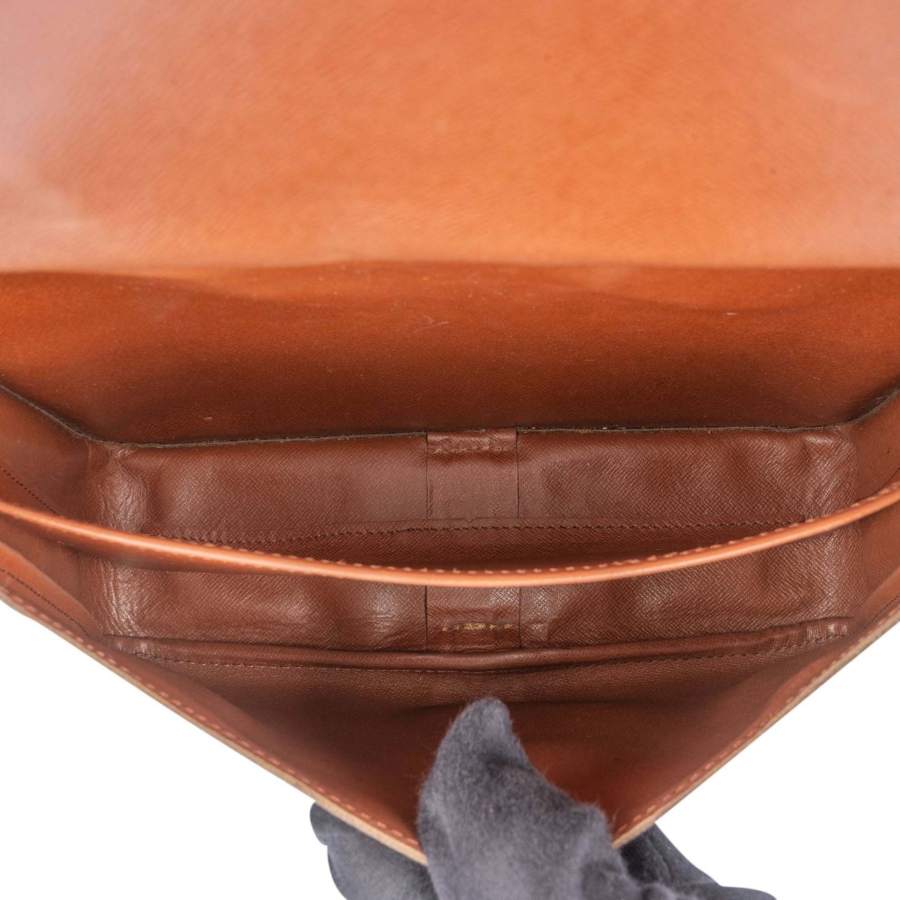 Louis Vuitton Louis Vuitton Canvas Monogram Cartouchiere GM Crossbody Bag Bruin