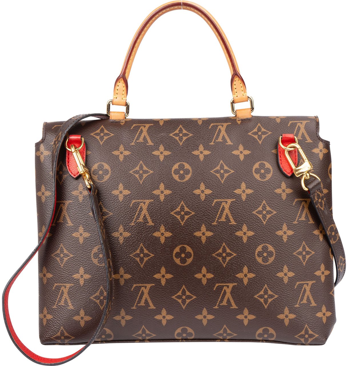 Louis Vuitton Canvas Monogram Marignan Handbag Bruin