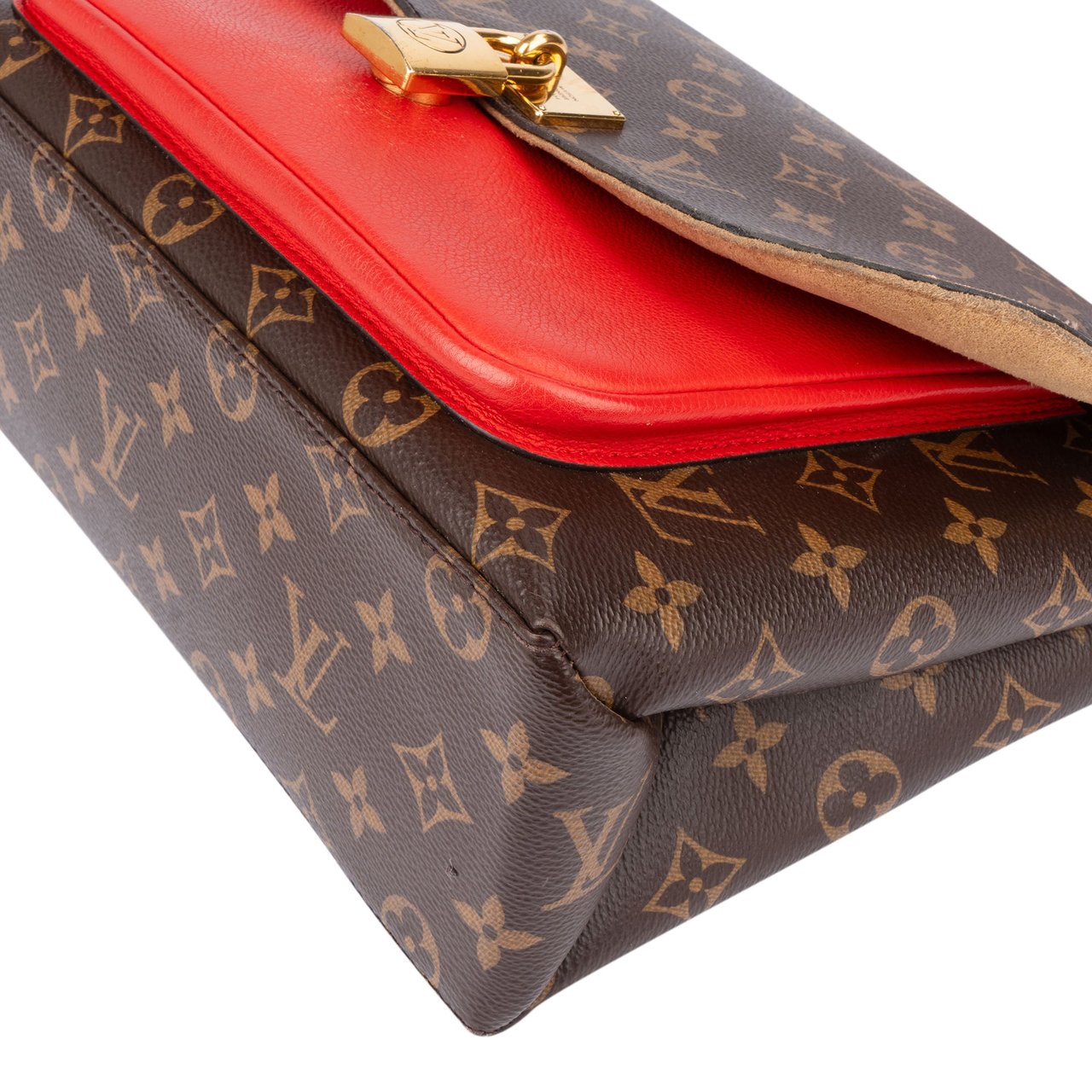 Louis Vuitton Canvas Monogram Marignan Handbag Bruin