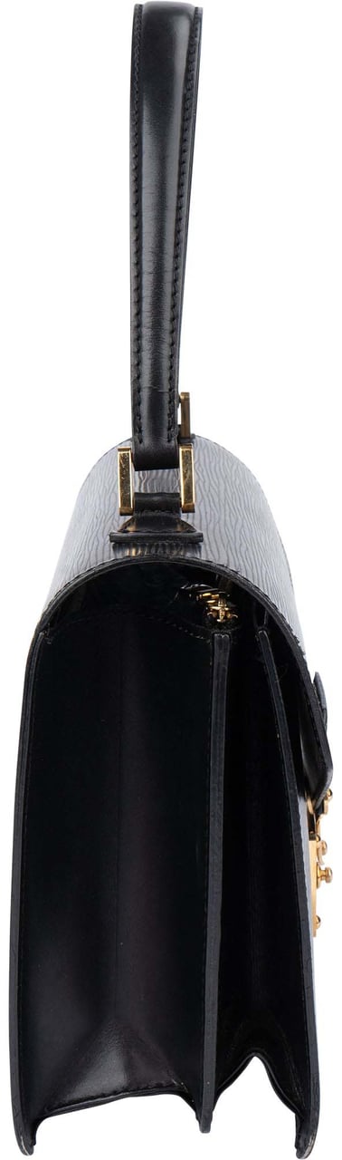 Louis Vuitton Louis Vuitton Noir Epi Leather Concorde Handbag Zwart