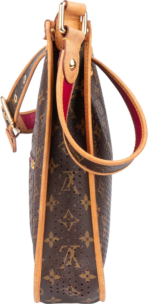 Louis Vuitton Louis Vuitton Limited Perforated Canvas Monogram Musette Crossbody Bag Bruin