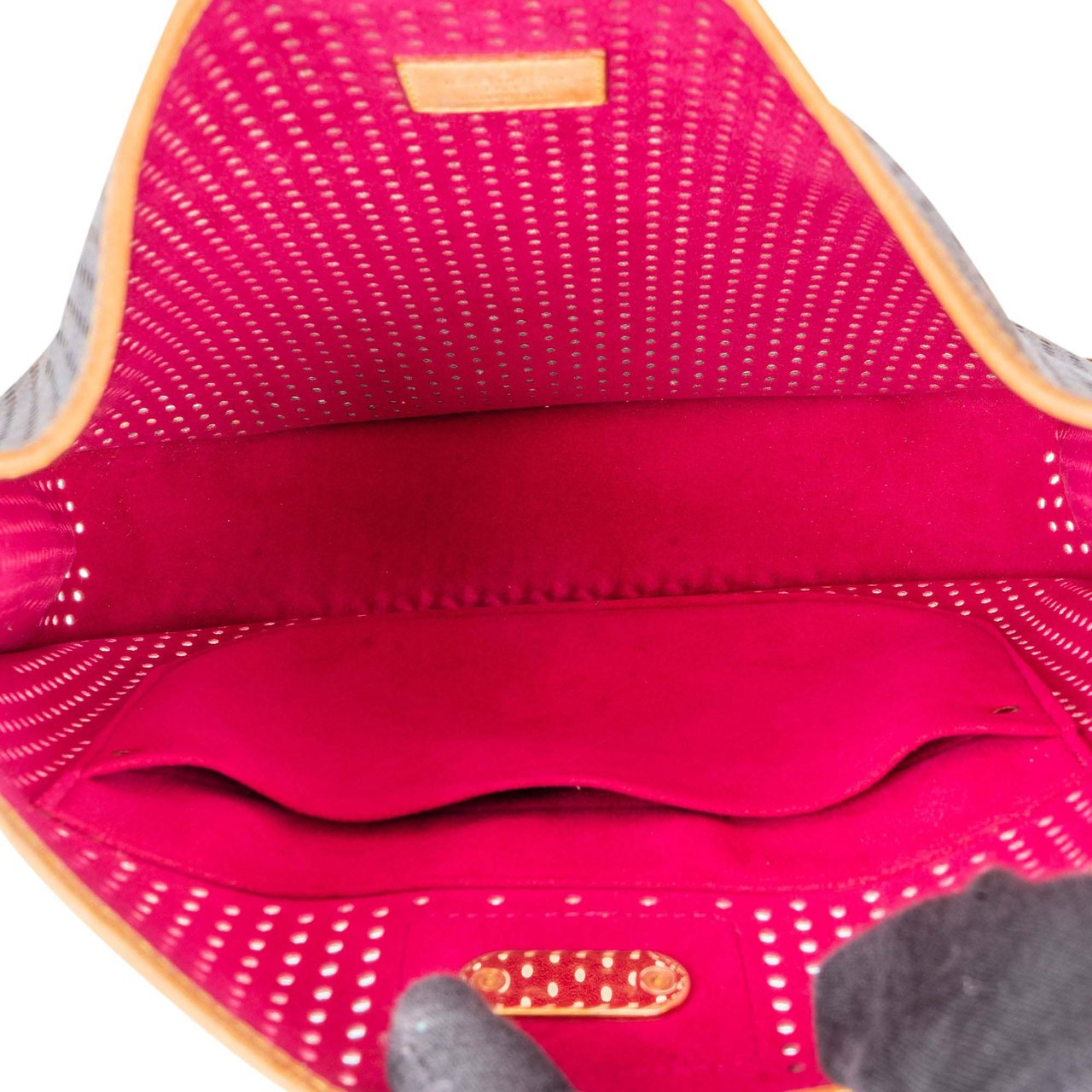 Louis Vuitton Louis Vuitton Limited Perforated Canvas Monogram Musette Crossbody Bag Bruin