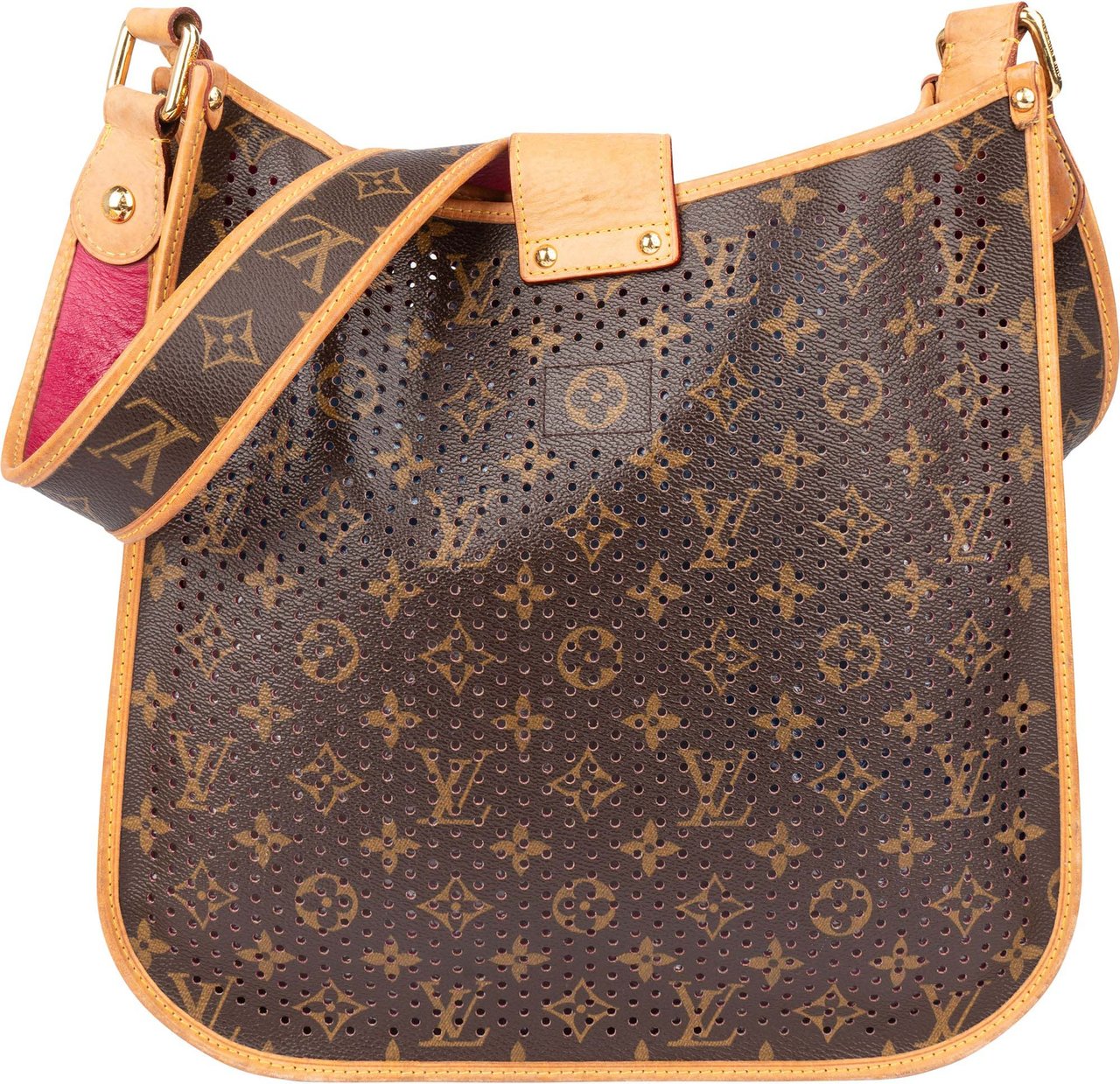 Louis Vuitton Louis Vuitton Limited Perforated Canvas Monogram Musette Crossbody Bag Bruin