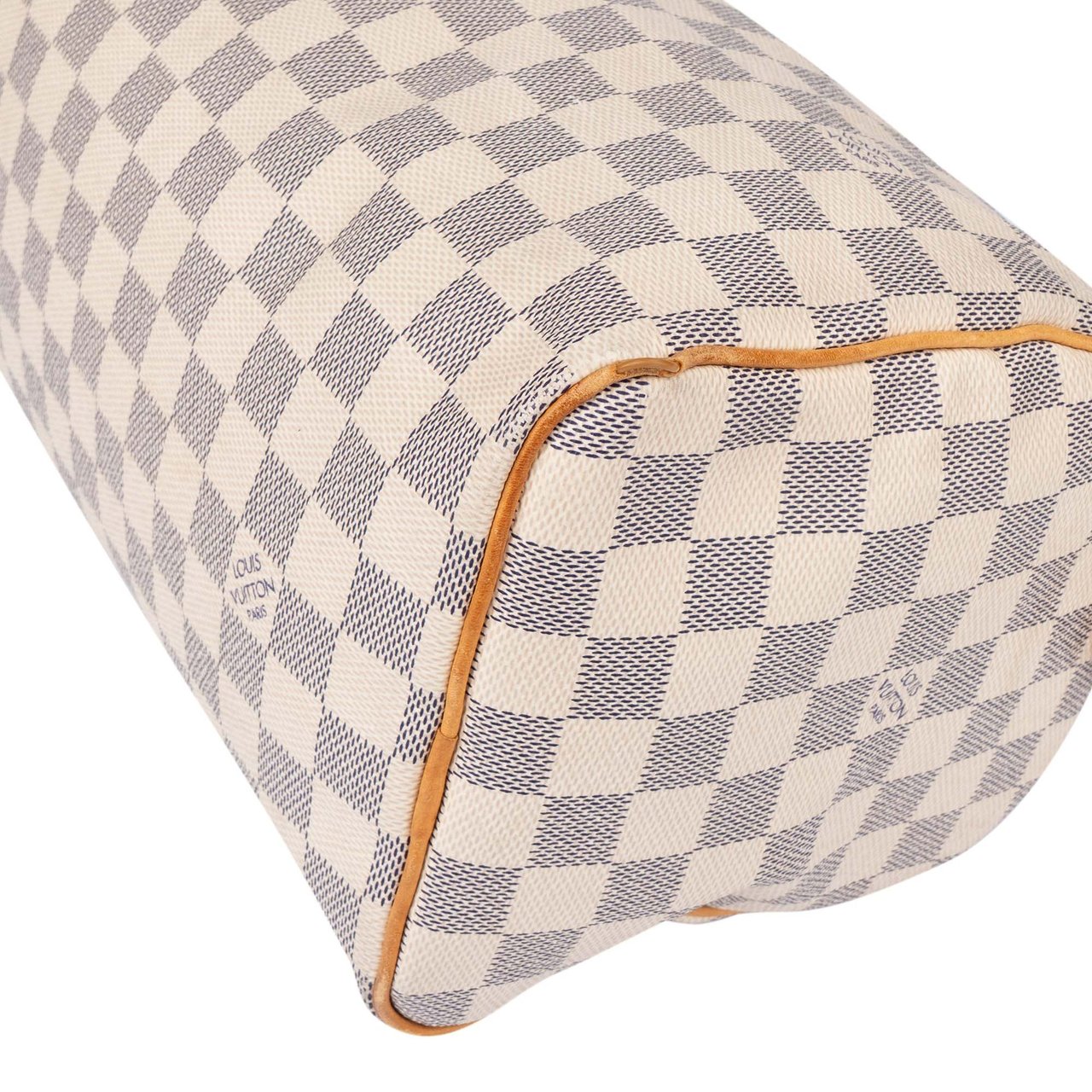 Louis Vuitton Louis Vuitton Damier Azur Monogram Speedy 25 Handbag Wit