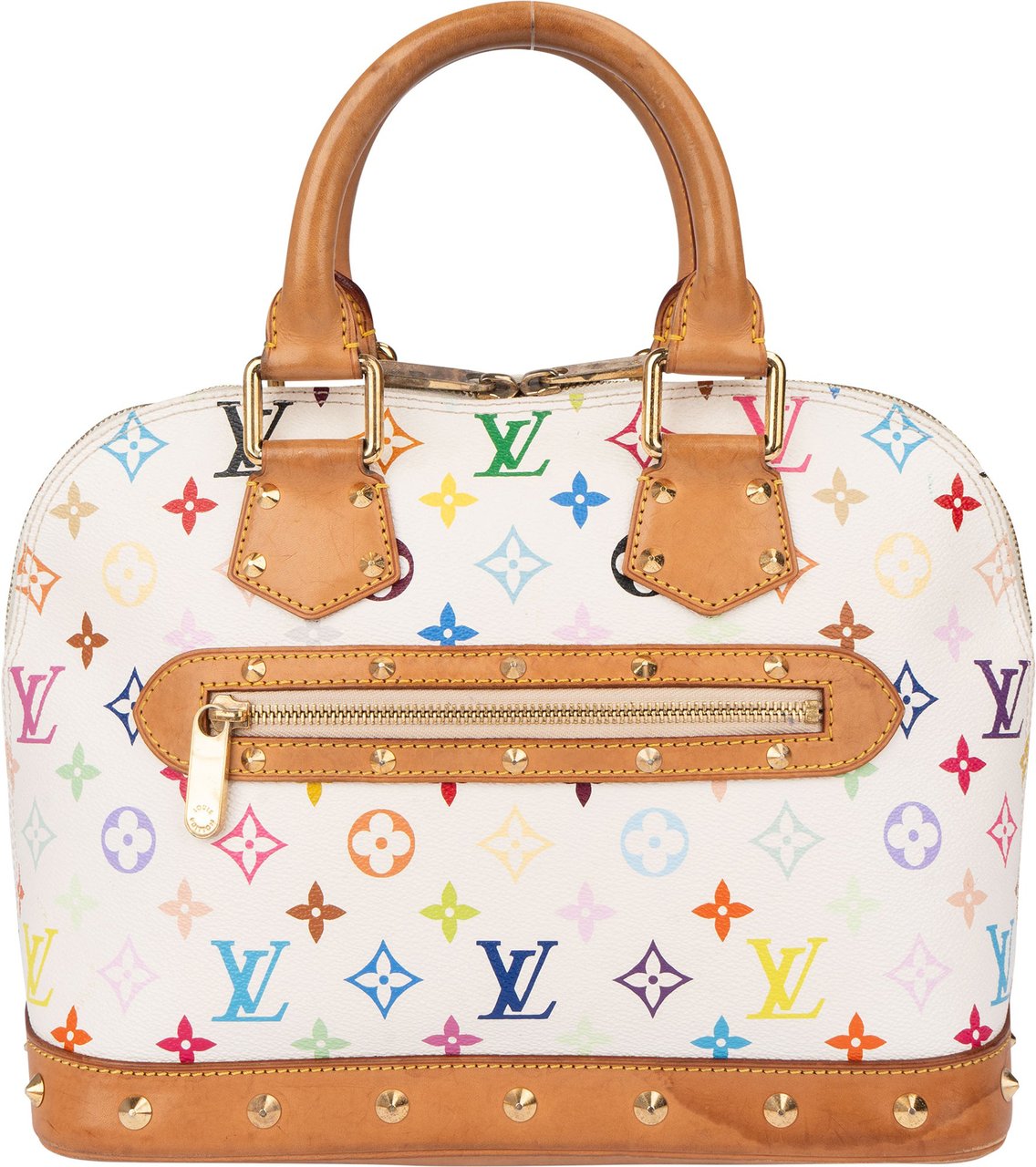 Louis Vuitton Louis Vuitton Limited Murakami Multicolor Alma PM Handbag Wit
