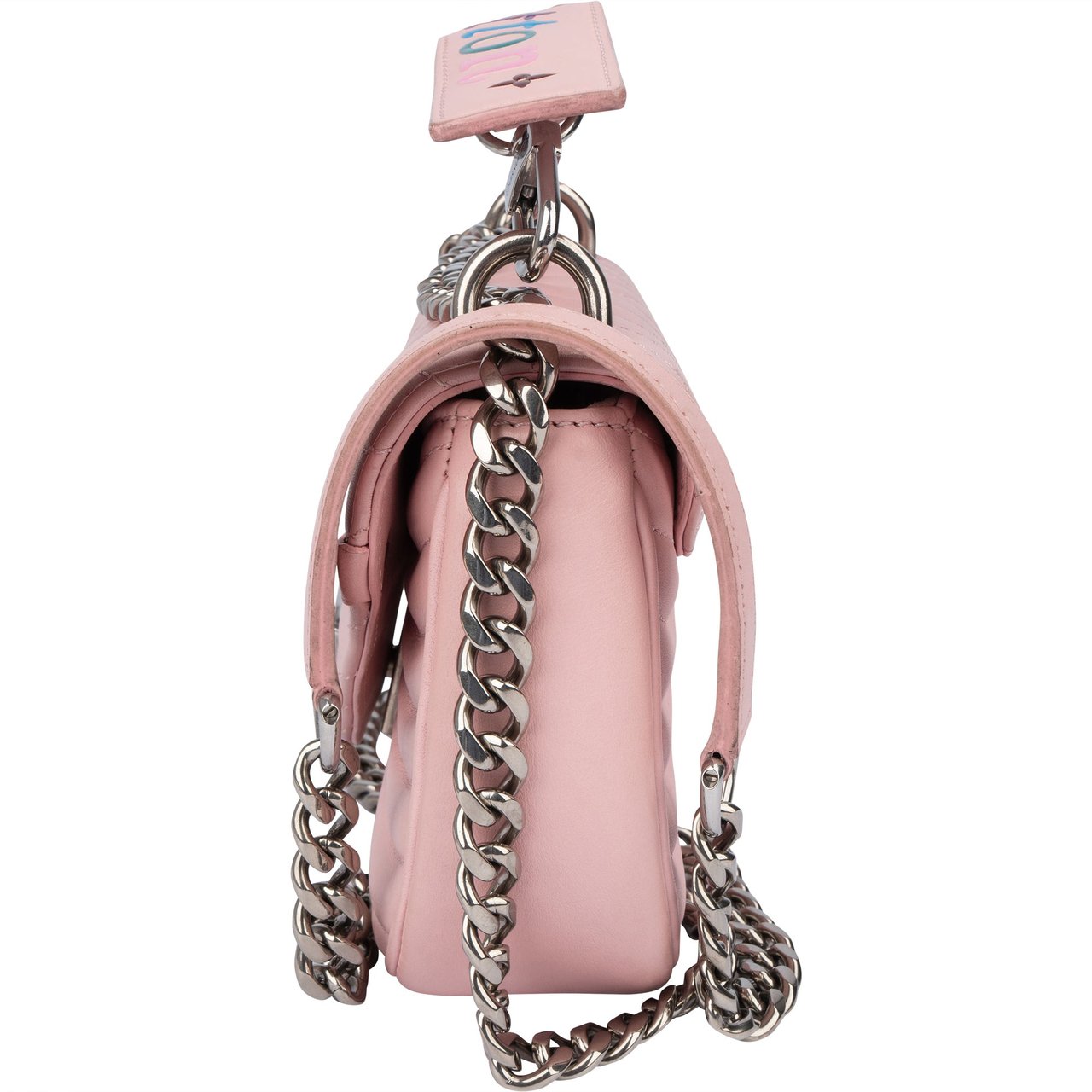 Louis Vuitton Louis Vuitton Pink Leather New Wave Crossbody Bag Rood