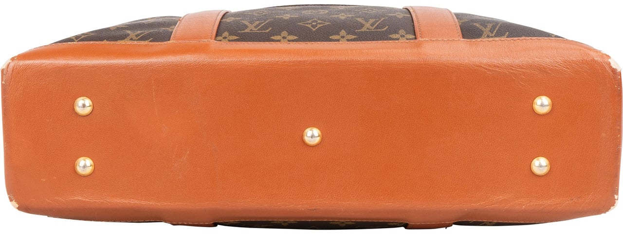 Louis Vuitton Louis Vuitton Canvas Monogram Sac Weekend Handbag Bruin