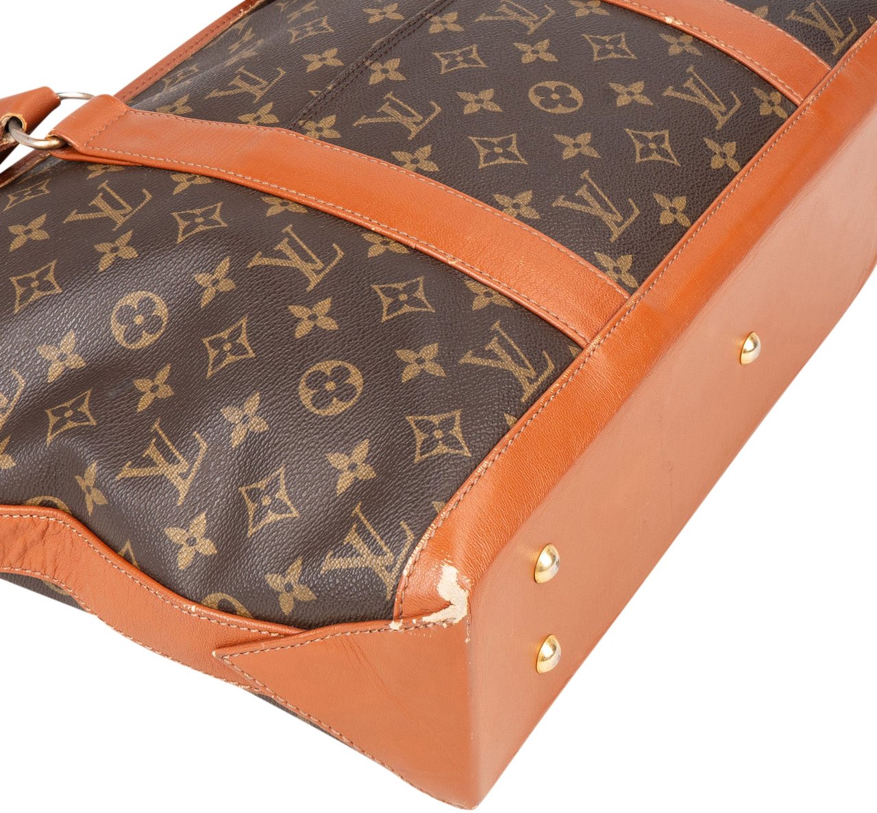 Louis Vuitton Louis Vuitton Canvas Monogram Sac Weekend Handbag Bruin