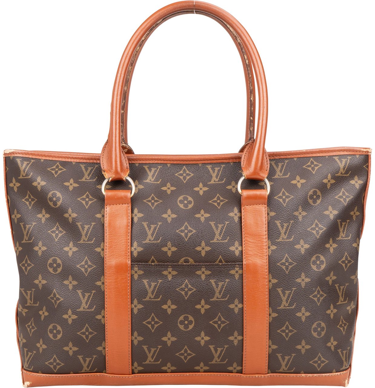 Louis Vuitton Louis Vuitton Canvas Monogram Sac Weekend Handbag Bruin