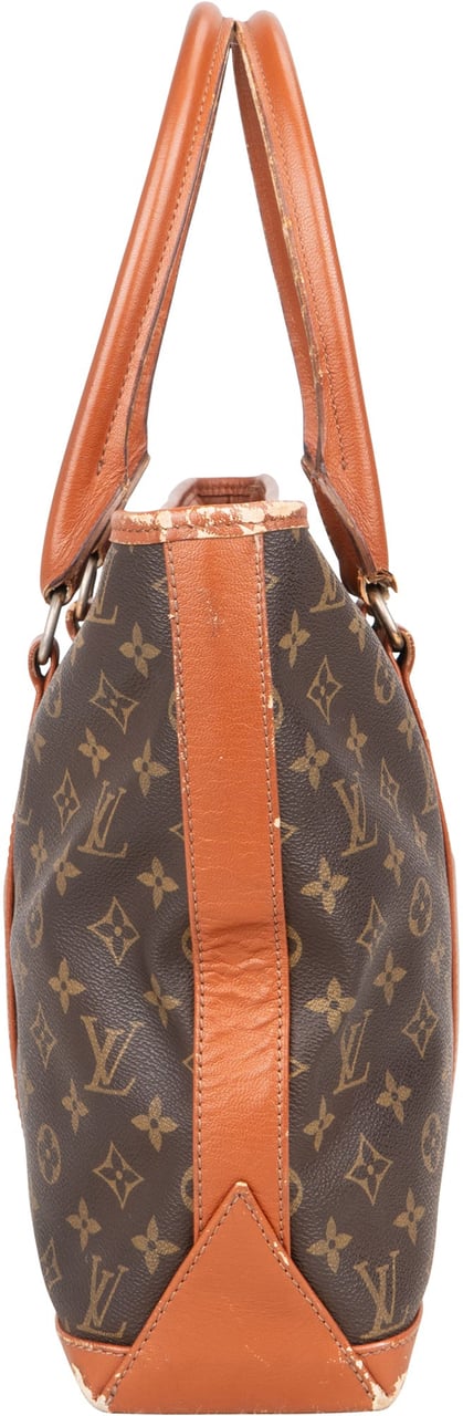 Louis Vuitton Louis Vuitton Canvas Monogram Sac Weekend Handbag Bruin