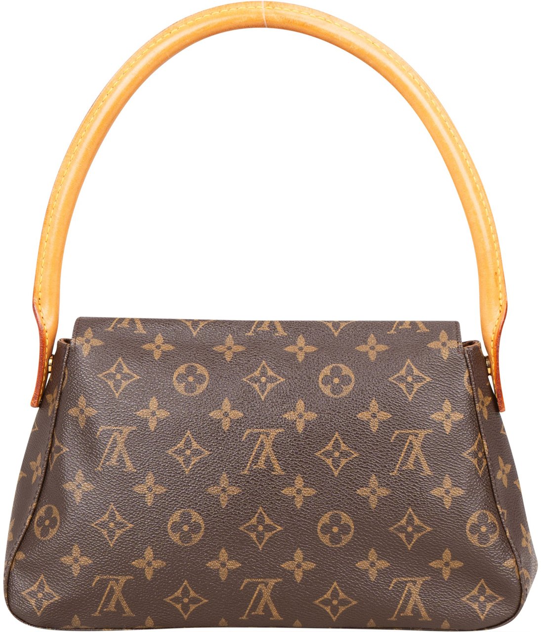 Louis Vuitton Louis Vuitton Canvas Monogram Looping PM Handbag Bruin