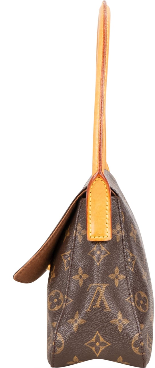 Louis Vuitton Louis Vuitton Canvas Monogram Looping PM Handbag Bruin