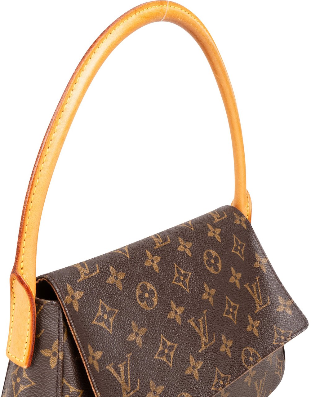 Louis Vuitton Louis Vuitton Canvas Monogram Looping PM Handbag Bruin