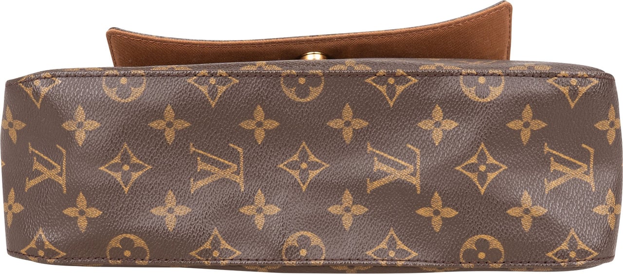 Louis Vuitton Louis Vuitton Canvas Monogram Looping PM Handbag Bruin