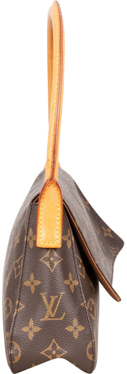 Louis Vuitton Louis Vuitton Canvas Monogram Looping PM Handbag Bruin