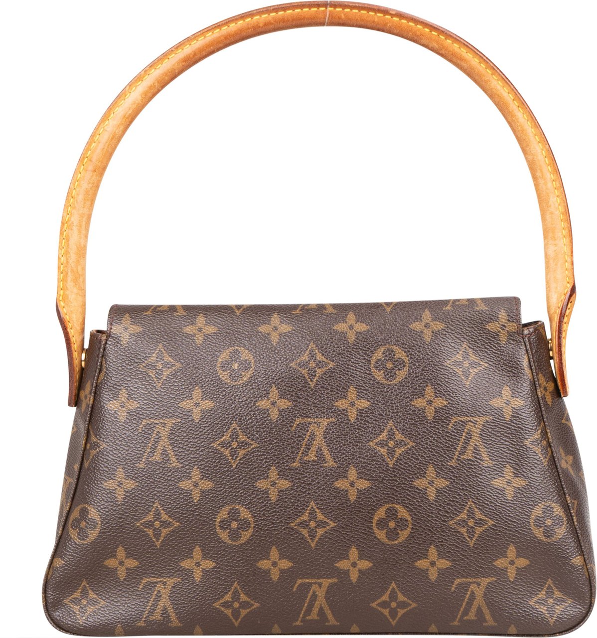 Louis Vuitton Louis Vuitton Canvas Monogram Looping PM Handbag Bruin