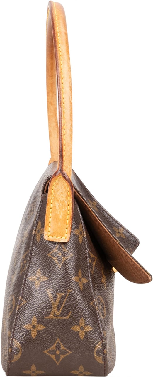 Louis Vuitton Louis Vuitton Canvas Monogram Looping PM Handbag Bruin