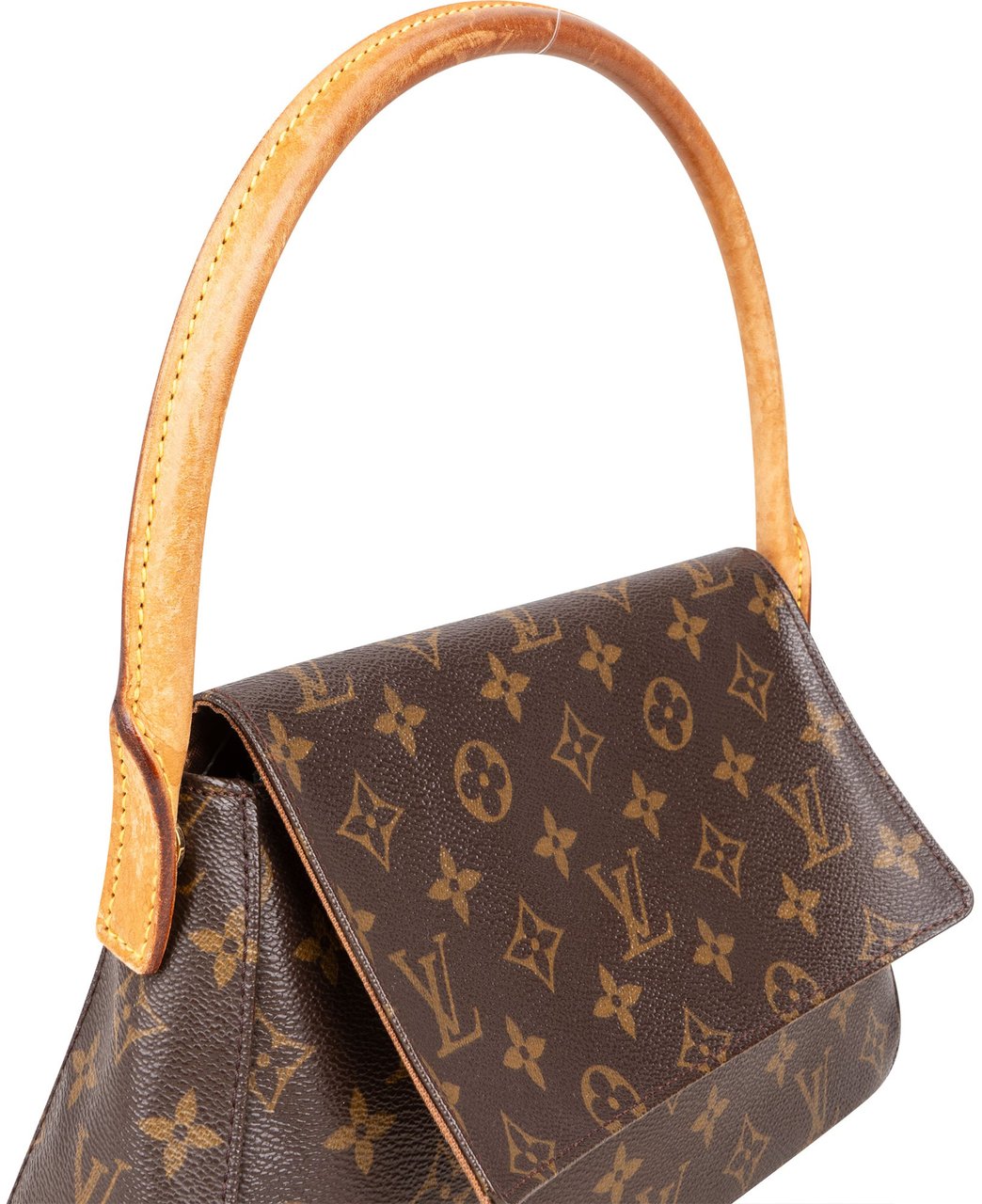 Louis Vuitton Louis Vuitton Canvas Monogram Looping PM Handbag Bruin
