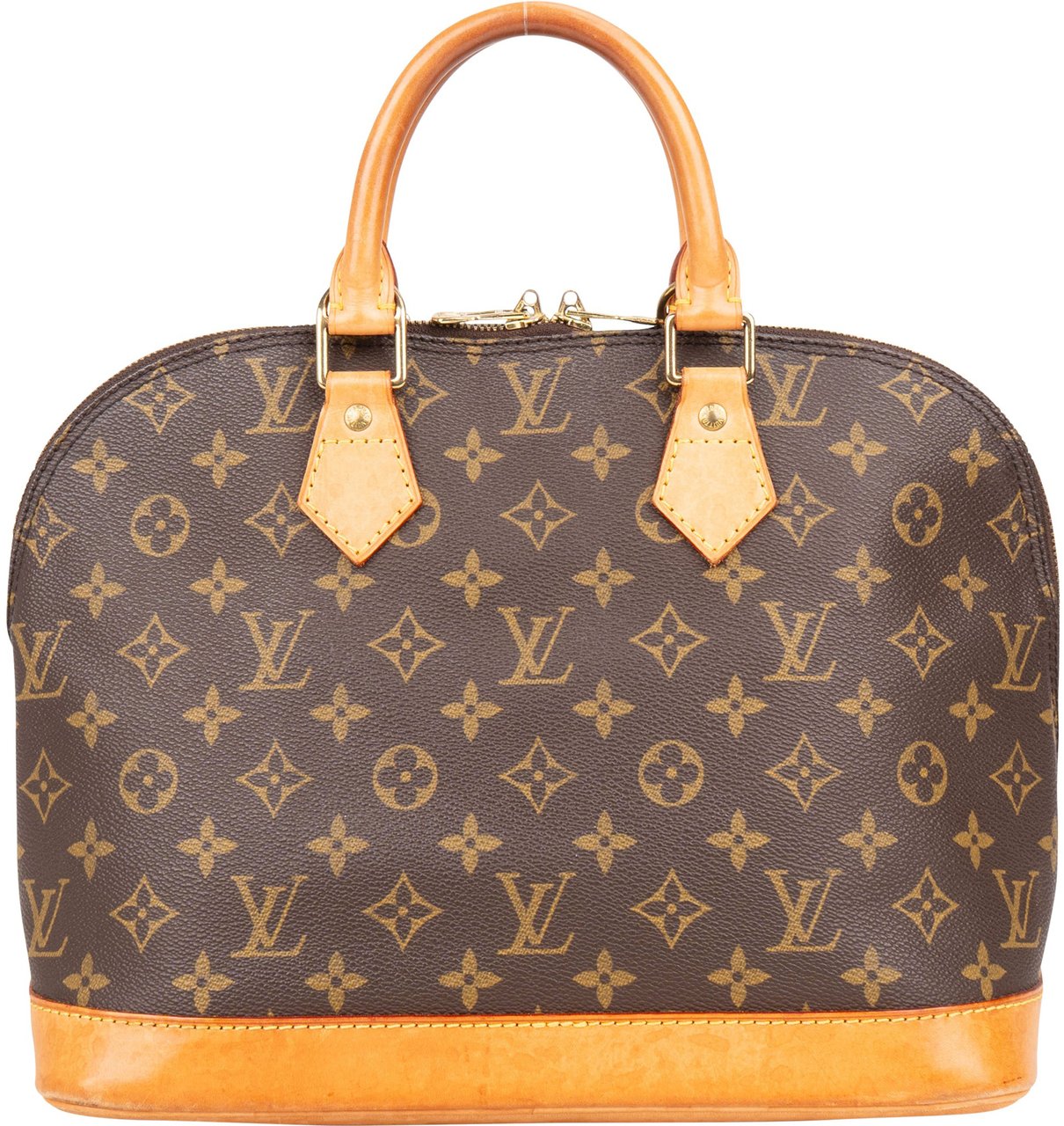 Louis Vuitton Louis Vuitton Canvas Monogram Alma PM Handbag Bruin