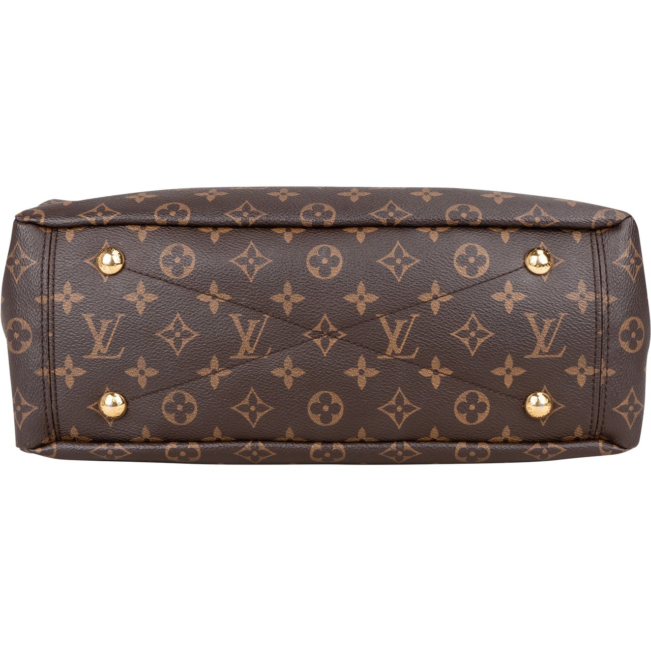 Louis Vuitton Louis Vuitton Canvas Monogram Pallas Handbag Bruin