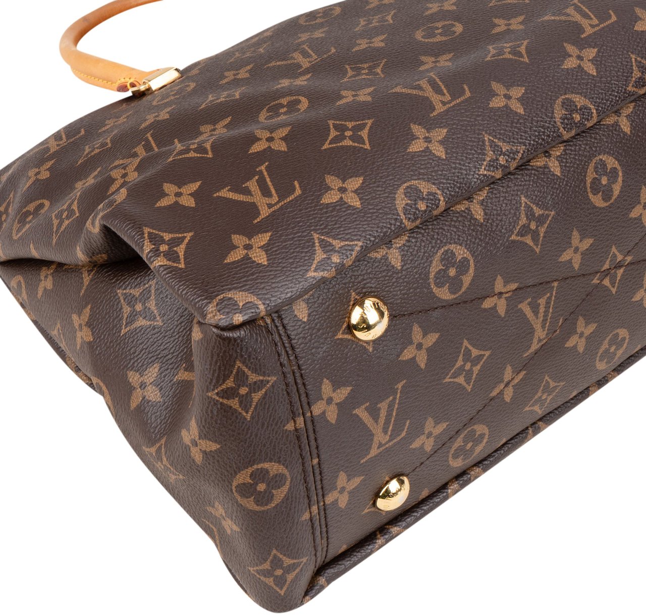 Louis Vuitton Louis Vuitton Canvas Monogram Pallas Handbag Bruin