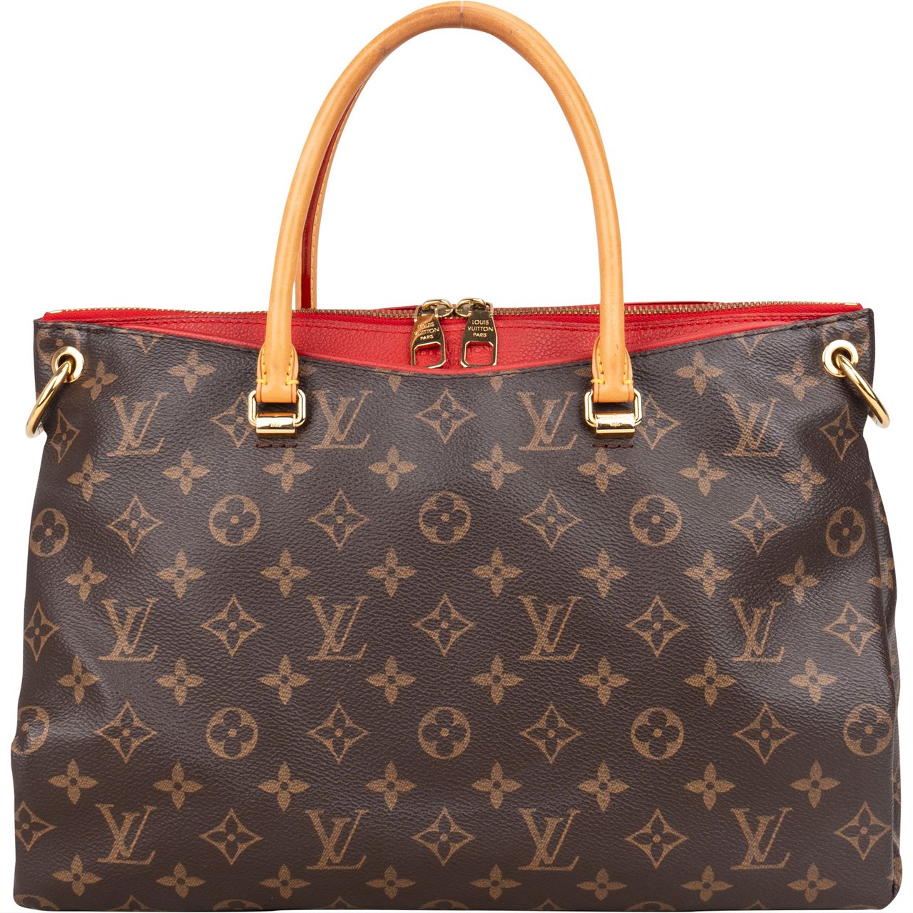 Louis Vuitton Louis Vuitton Canvas Monogram Pallas Handbag Bruin