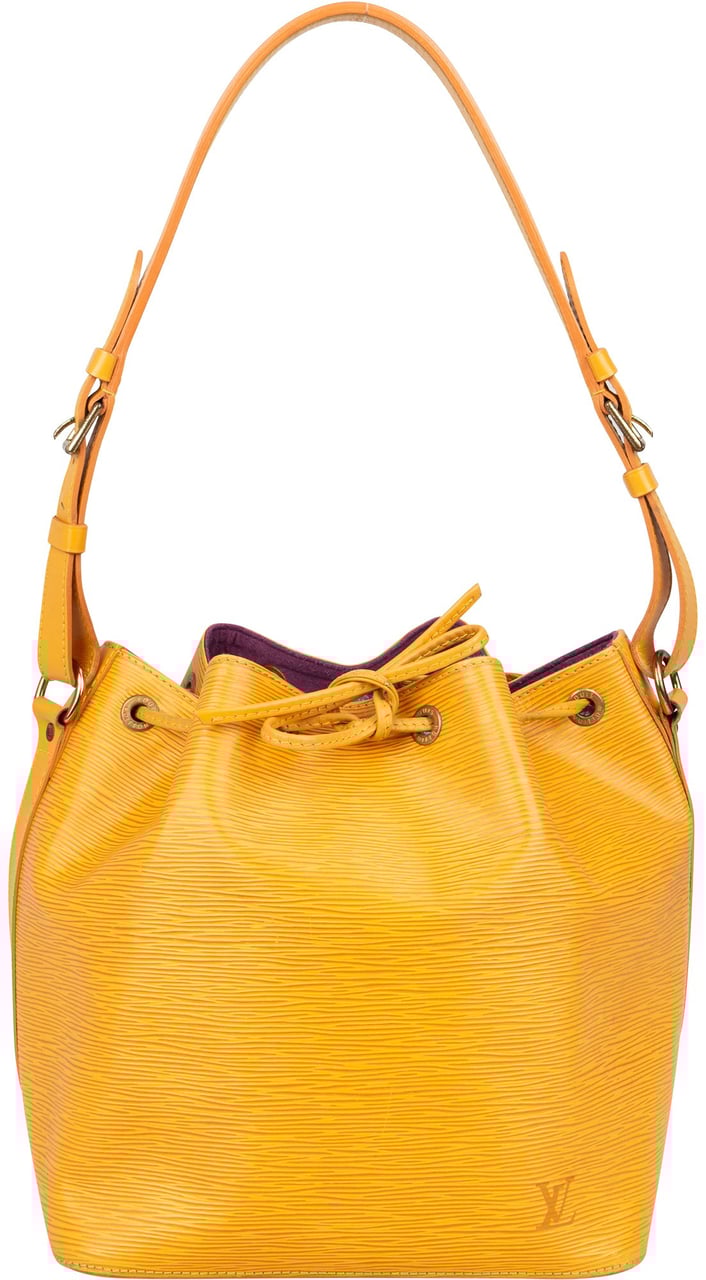 Louis Vuitton Louis Vuitton Yellow Epi Leather Sac Noe Petit Shoulder Bag Geel