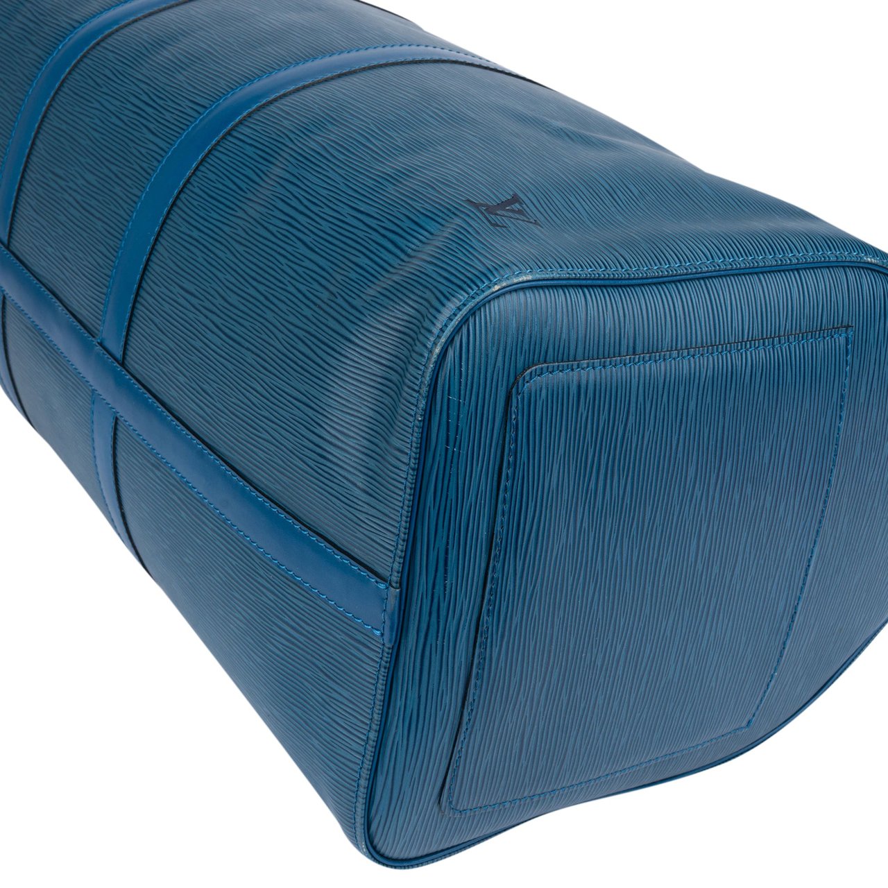 Louis Vuitton Louis Vuitton Bleu Epi Leather Keepall 50 Blauw