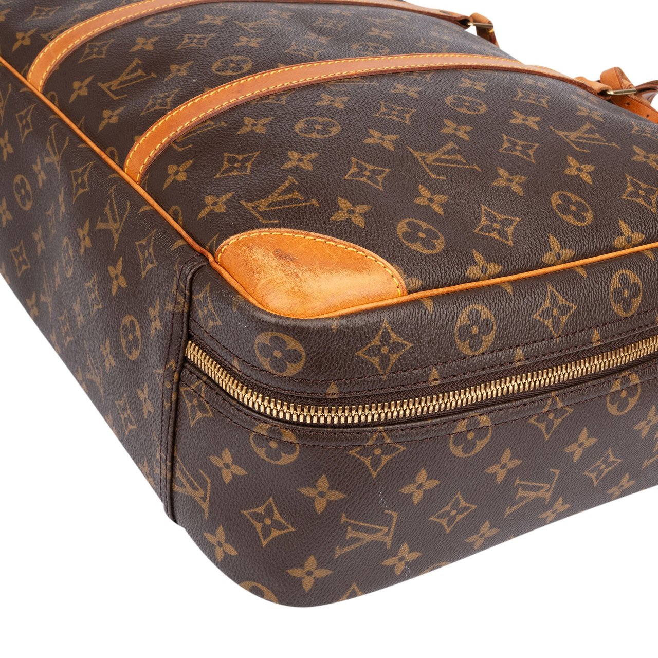 Louis Vuitton Louis Vuitton Canvas Monogram Sirius Travel Bag Bruin