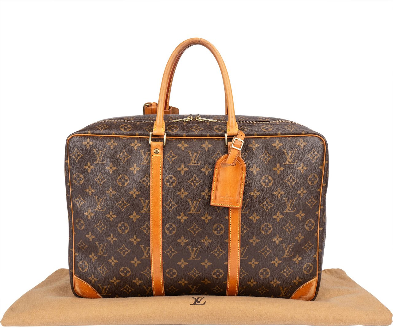 Louis Vuitton Louis Vuitton Canvas Monogram Sirius Travel Bag Bruin