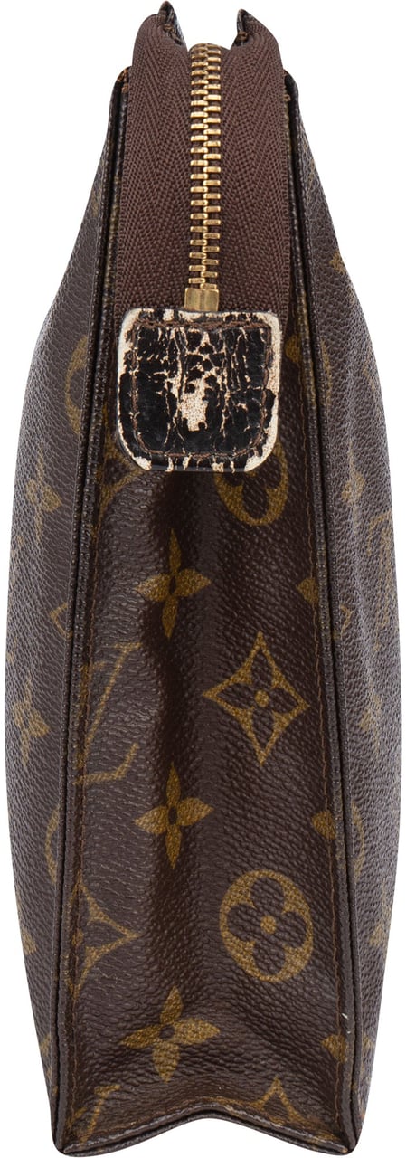 Louis Vuitton Louis Vuitton Canvas Monogram Poche Toilette Clutch Bruin