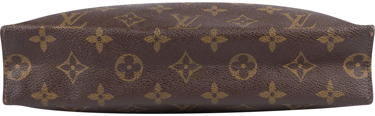 Louis Vuitton Louis Vuitton Canvas Monogram Poche Toilette Clutch Bruin